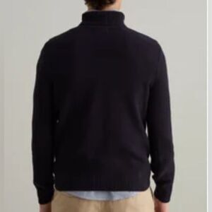 Piombo Men’s Lana Wool Turtleneck Sweater(Size XL)